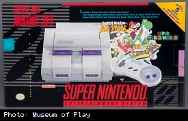 Super NES with Super Mario All-Stars+World pack-in